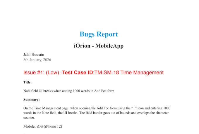 test and QA your web, android, and ios mobile applications